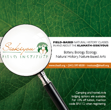 Bay Nature: Siskiyou Field Institute Ad