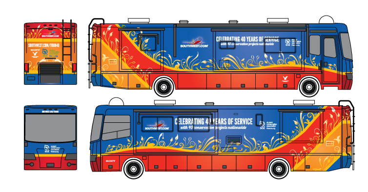 Tour 40 RV Wrap