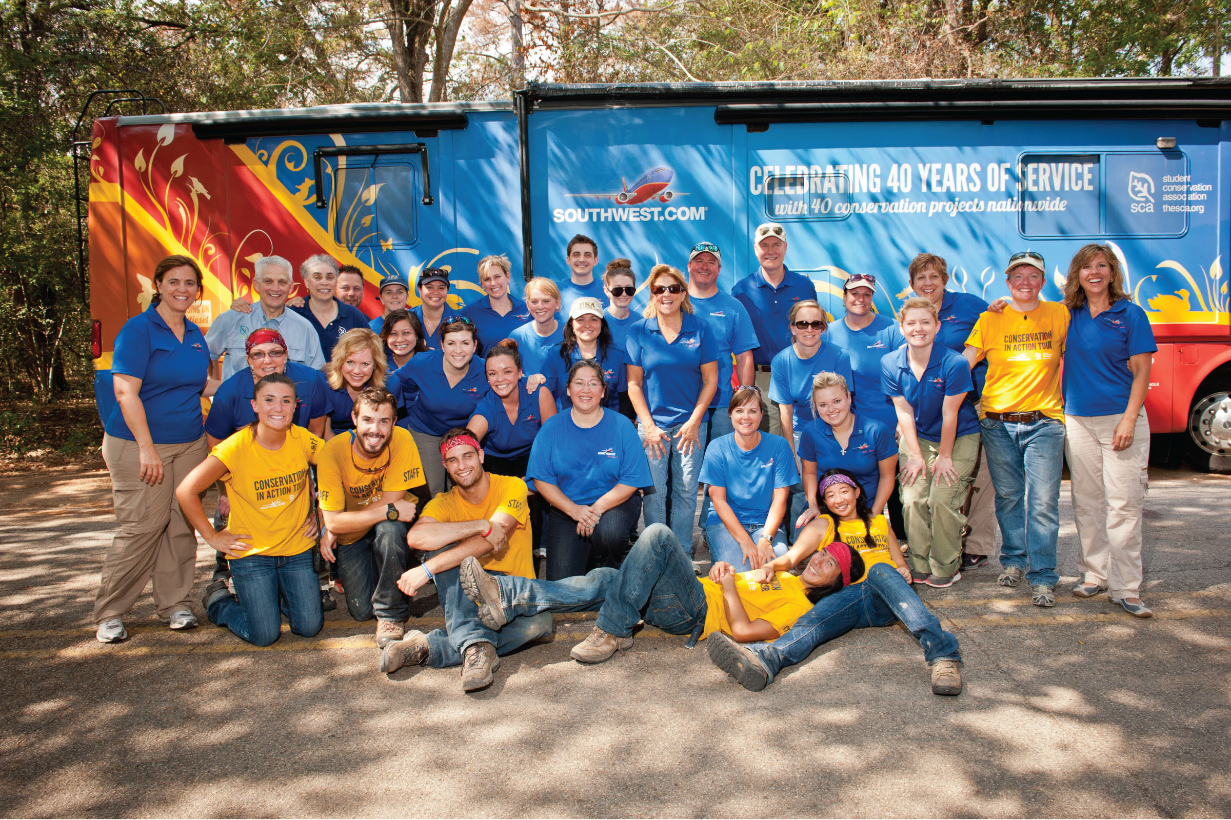 Tour 40 Volunteer Event in Houston