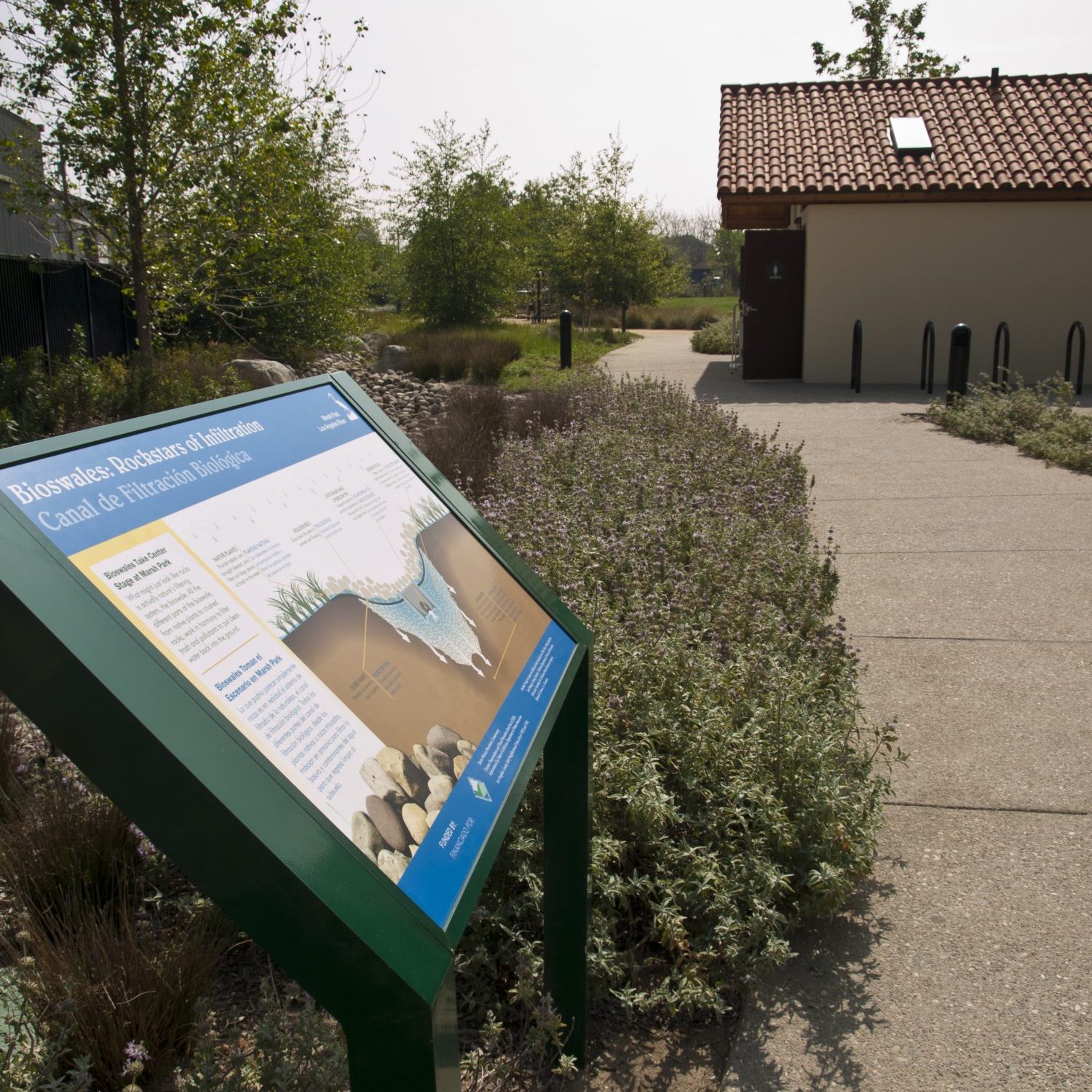 Marsh Park Bioswales Wayside Panel