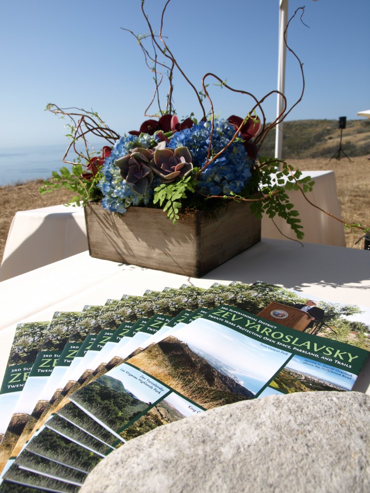 Zev Yaroslavsky Coastal Slope Trail: Dedication