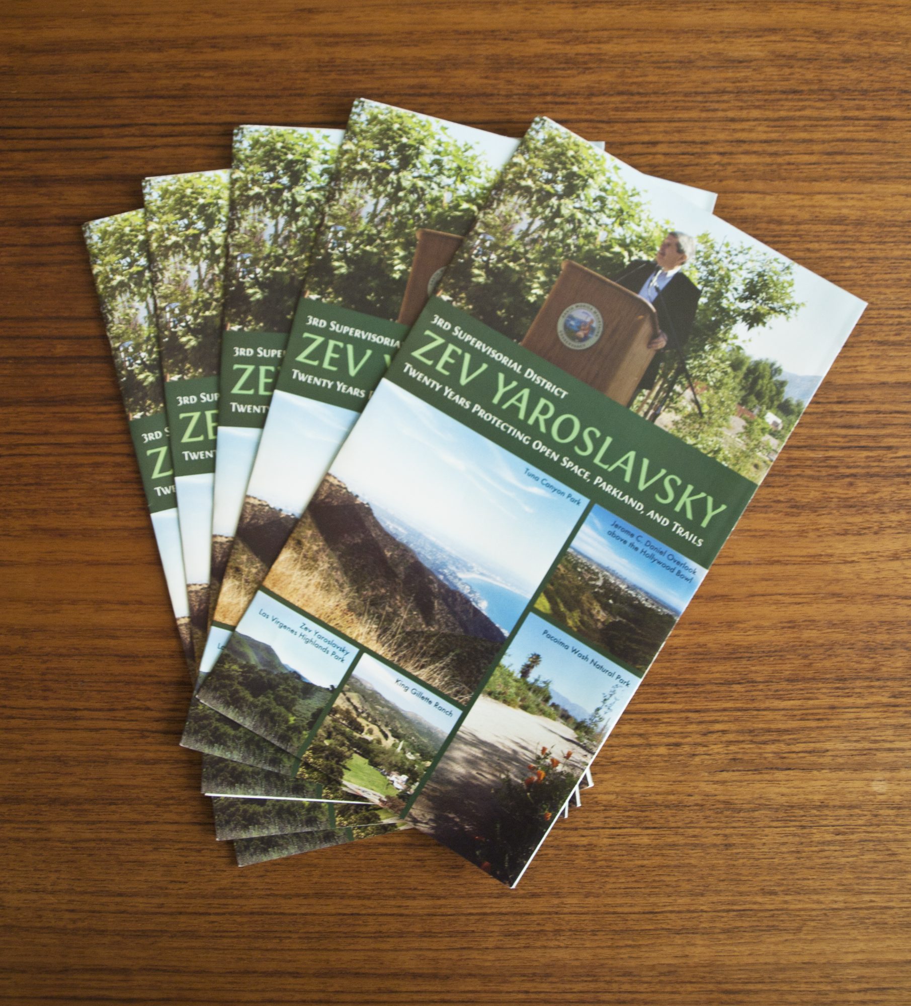 Zev Yaroslavsky Coastal Slope Trail: Brochures