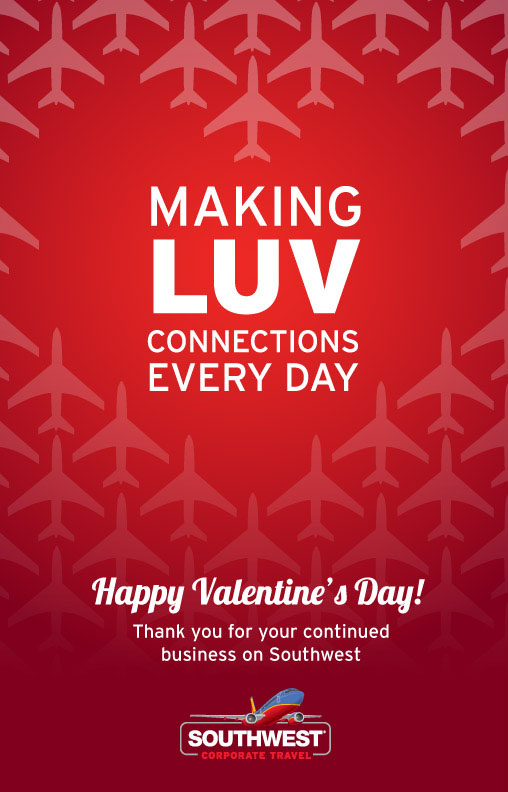 Southwest Airlines: Greeting Cards (Valentine's Day)