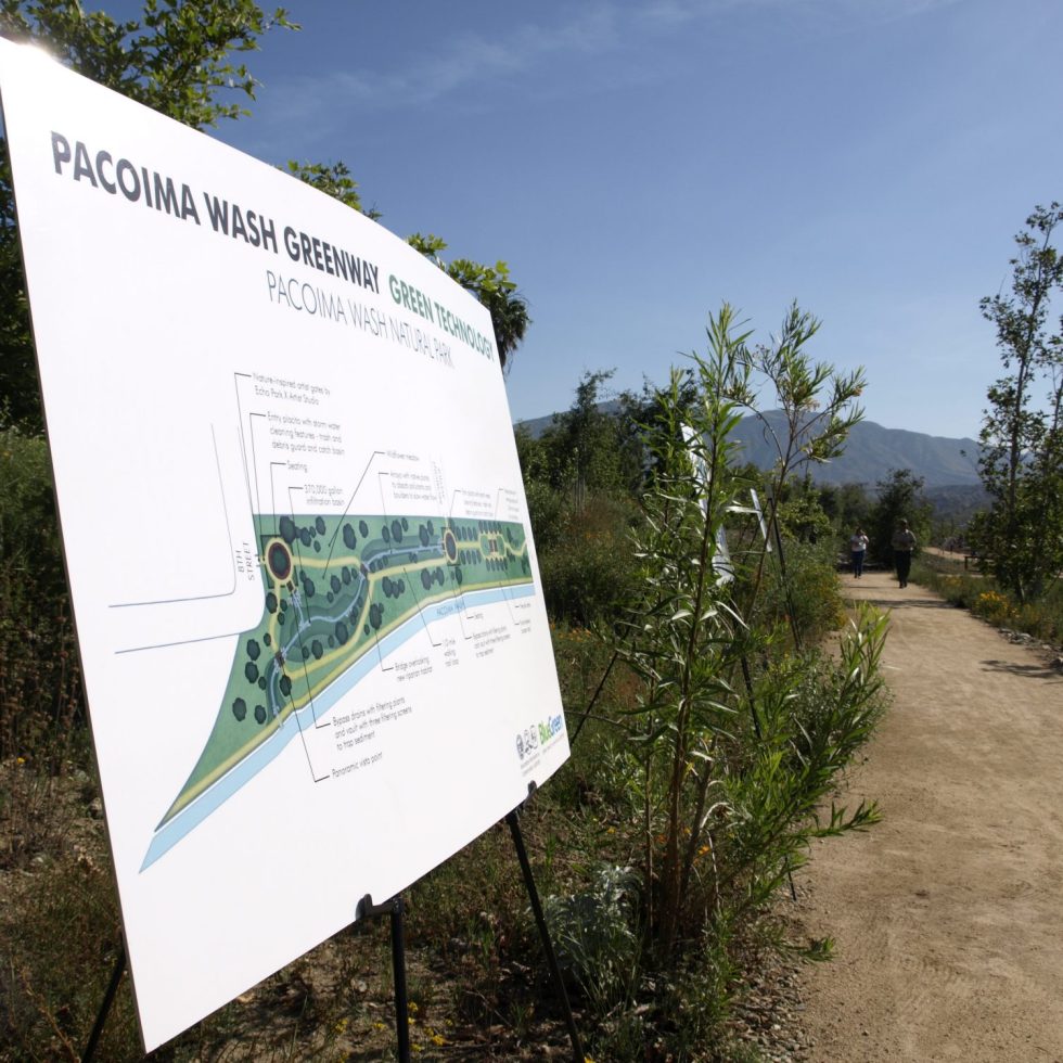 Pacoima Wash Natural Park: Green Technology/Park Map Board